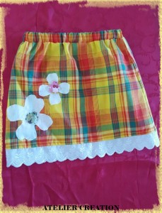 Jupe madras fille 2025